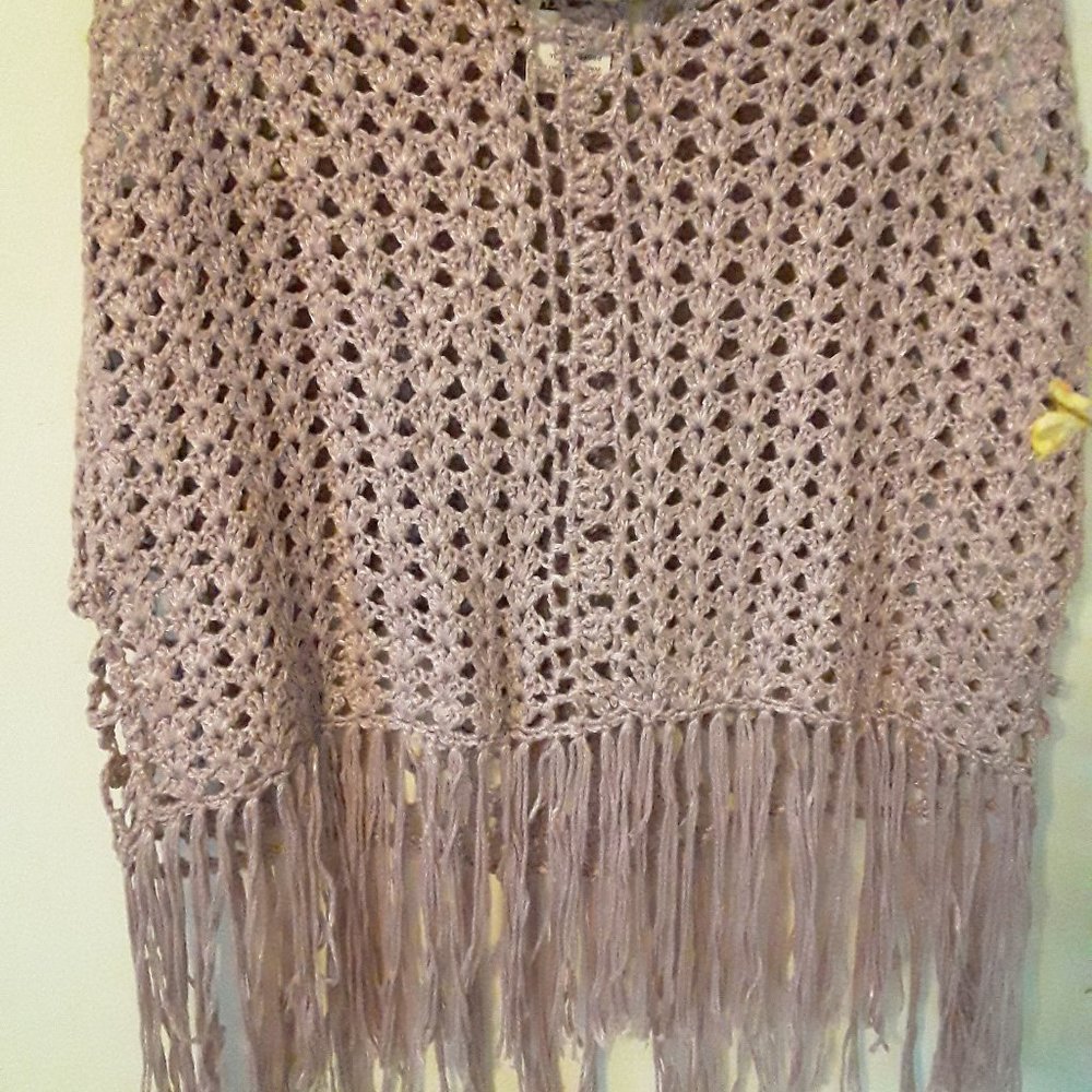 Lavender Crochet Sweater/Blouse - Picture 5 of 7